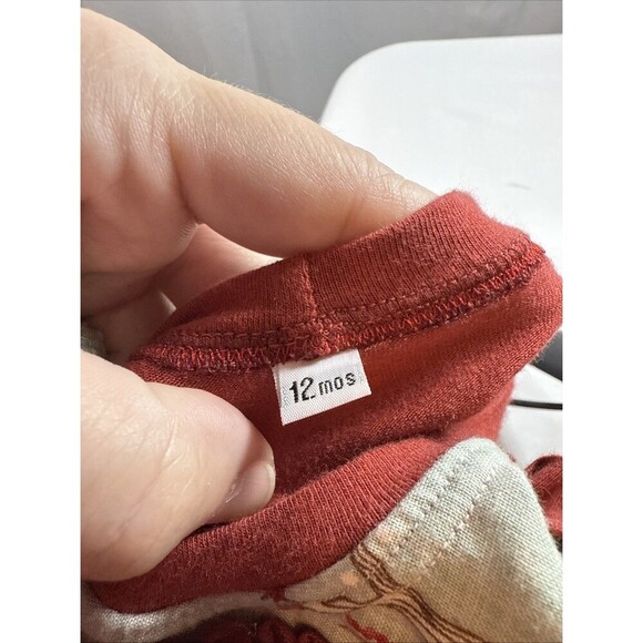 Long Sleeve Shirt And Matching Skirt Bird Print Size 12 M Preowned - Picture 16 of 16